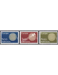 Portugal n° 1073 à 1075, Europa 1970, collection timbres Europe