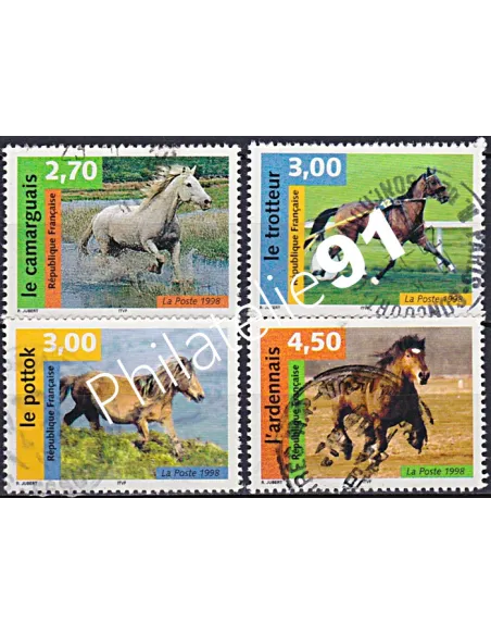 Timbre n° 3182 à 3184  oblitéré, Collection timbres France