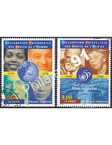 Timbre n° 3208 à 3209 oblitéré, Collection timbres France