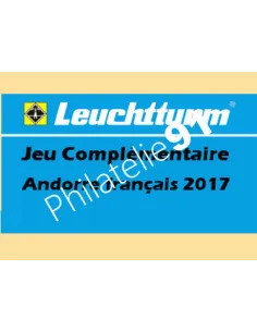 LEUCHTTURM Andorre poste française 2017, matériel philatélique