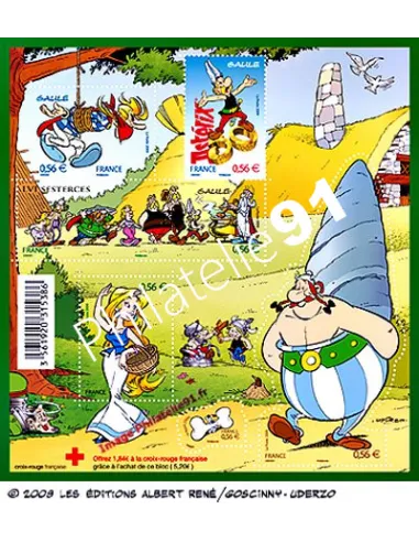 Timbre n° 4426 à 4430 - F4425 - Astérix fête ses 50 ans - 2009