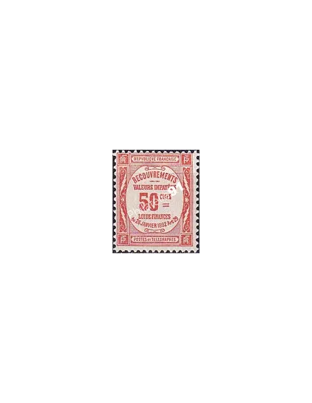 Timbre-taxe n°   47 * - Timbre de recouvrements (250423-18)