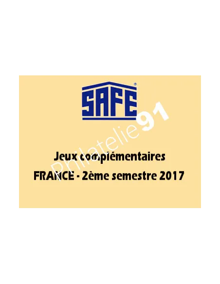 Jeu SAFE-dual France 2017, matériel philatélique