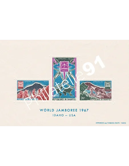 Dahomey, Bloc n° 9, Collection timbres Thématiques