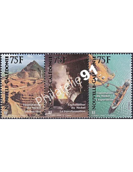 NOUVELLE CALEDONIE, n° 1107 à 1109, collection timbres Dom-Tom