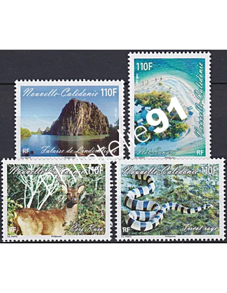 NOUVELLE CALEDONIE, n° 1132 à 1135, collection timbres Dom-Tom