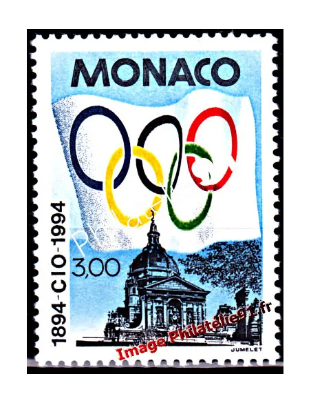 MONACO n° 1937 - Centenaire du Comité International Olympique