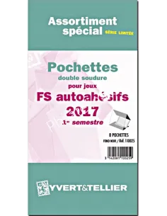 pochettes FRANCE 2017 1er semestre autoadhésifs - matériel philatélique