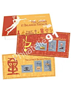 Souvenir 140, Pèse-lettres et balances postales, timbres France