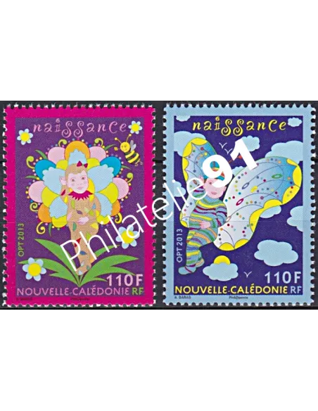 NOUVELLE CALEDONIE, n° 1190 à 1191, collection timbres Dom-Tom