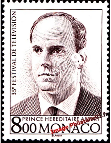 Timbre de MONACO n° 1972 - S.A.S. le Prince héréditaire Albert