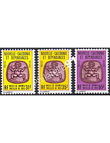 NOUVELLE CALEDONIE, Service n° 34 à 36, collection timbres Dom-Tom