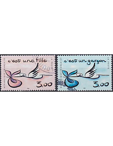 Timbre n° 3231 à 3232 oblitéré, Collection timbres France