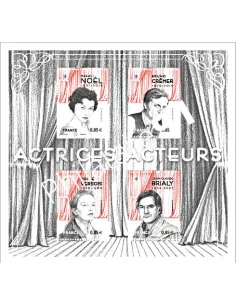 Bloc Actrices, Acteurs, collection timbres France