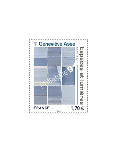 Timbre n° 5189, Geneviève Asse -  Espace et Lumières, timbres France
