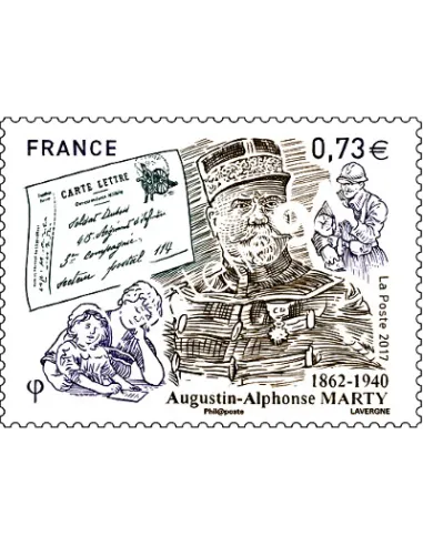 Timbre n° 5190, Augustin-Alphonse Marty, timbres France