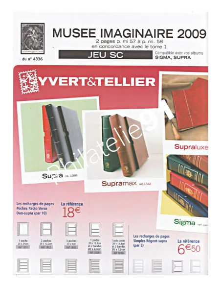 -  2009 - MUSEE IMAGINAIRE - FRANCE - Jeu SC - Y&T