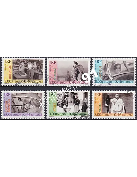 Timbre n° 3262 à 3267 oblitéré, Collection timbres France