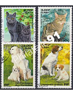 Timbre n° 3283 à 3286  oblitéré, Collection timbres France