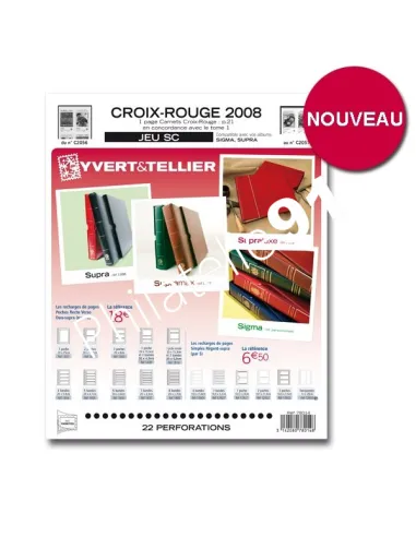 Jeux pour carnets CROIX ROUGE de 2007 à 2008 - FRANCE - Jeu SC - Y&T