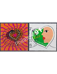 Timbre n° 3295 à 3296 oblitéré, Collection timbres France