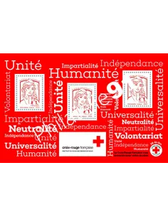 Bloc Croix-Rouge 2017, Valeurs d'humanité, timbres France