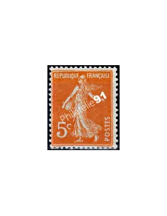 Timbre de France n° 158 - Type Semeuse fond plein, timbres de France