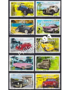 Timbre n° 3317 à 3326  oblitéré, Collection timbres France