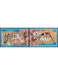 Timbre n° 3340 à 3341  oblitéré, Collection timbres France