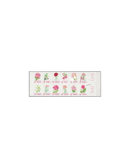 MONACO - n° 2014 à 2025 (Carnet 12) FLORE