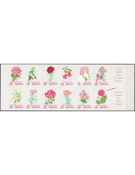 MONACO - n° 2014 à 2025 (Carnet 12) FLORE