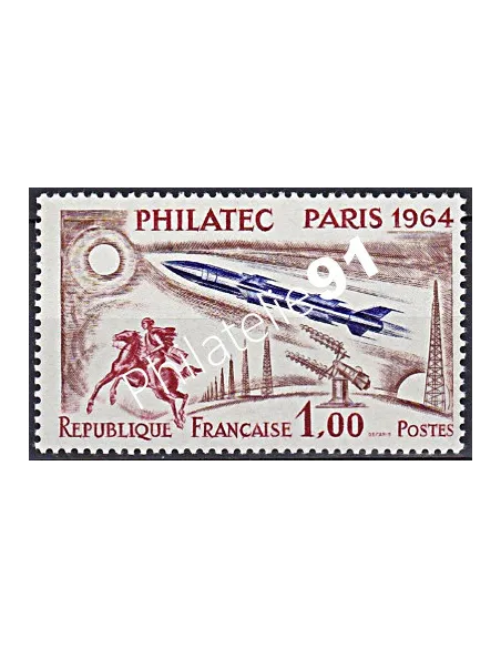 Timbre n° 1422b, Philatec 1964, Collection timbre France