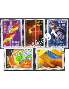 Timbre n° 3422 à 3426  oblitéré, Collection timbres France