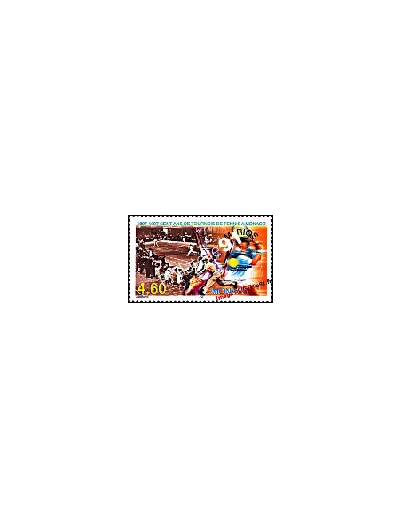 Timbres de MONACO n° 2110 - 100 ans de tournois de tennis, à Monaco