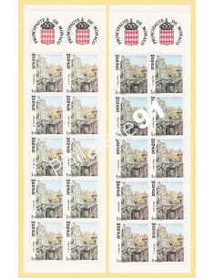 Variété sur carnet n° 5,collection Timbres Monaco