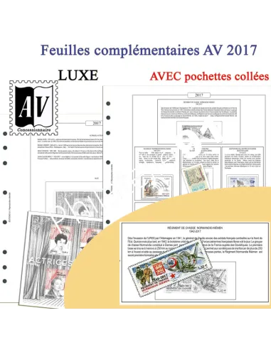 AV - Jeu Luxe France 2017, matériel philatélique