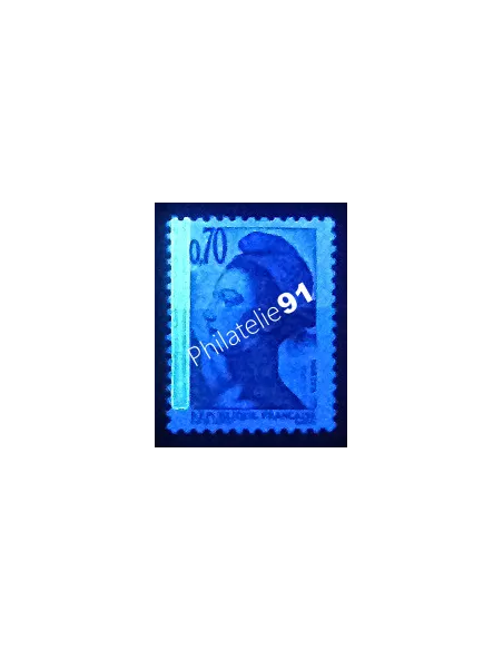 Variété de phophore sur timbre n° 2240e, collection timbres France