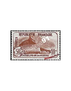 Timbre de France n° 230, Au profit des Orphelins, timbres de France