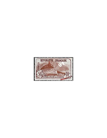 Timbre de France n° 230, Au profit des Orphelins, timbres de France