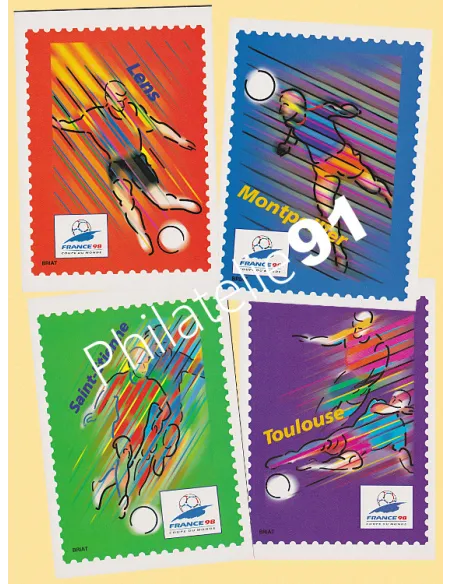 Entier Postaux, Football, collection Carte France