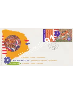 Pays-Bas, enveloppe 1er Jour, Football, collection Lettres Europe