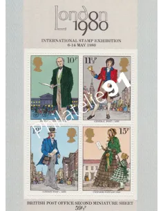 Grande-Bretagne, BF n° 2,collection timbres Europe