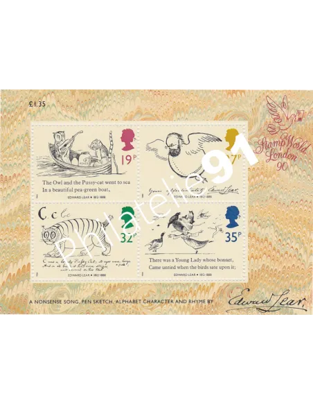 Grande-Bretagne, BF n° 4,collection timbres Europe