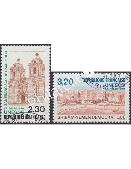 Timbre de Service n° 102 à 103, Collection timbres France