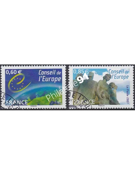 Timbre de Service n° 136 à 137, Collection timbres France