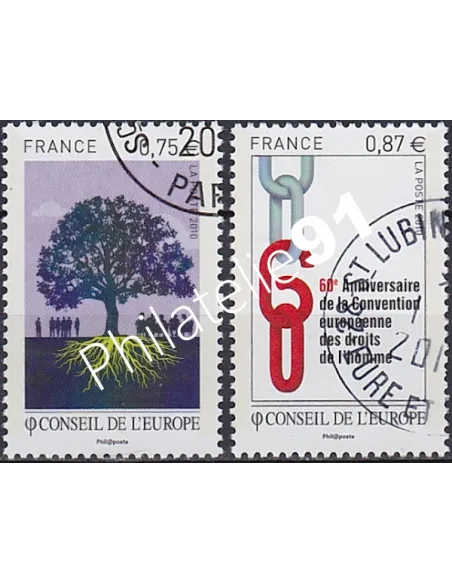 Timbre de Service n° 146 à 147, Collection timbres France