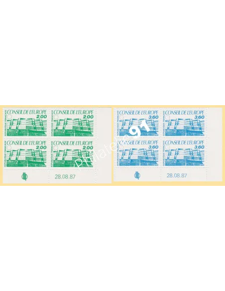 Coin daté sur Timbre Service n° 96 à 97, Collection timbres France
