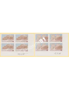 Coin daté sur Timbre Service n° 98 à 99, Collection timbres France