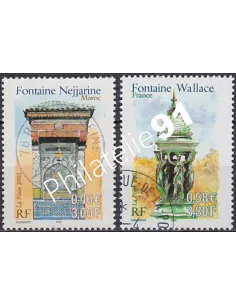Timbre n° 3441 à 3442 oblitéré, collection timbres France
