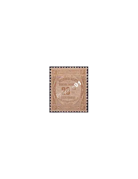 Timbre-taxe n°   45a ** (Papier GC) - Timbre de recouvrements (250423-17)